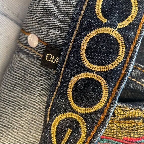 Coogi Y2K Straight Leg Low Rise Embroidered Jeans Size 9/10 - Picture 8 of 8